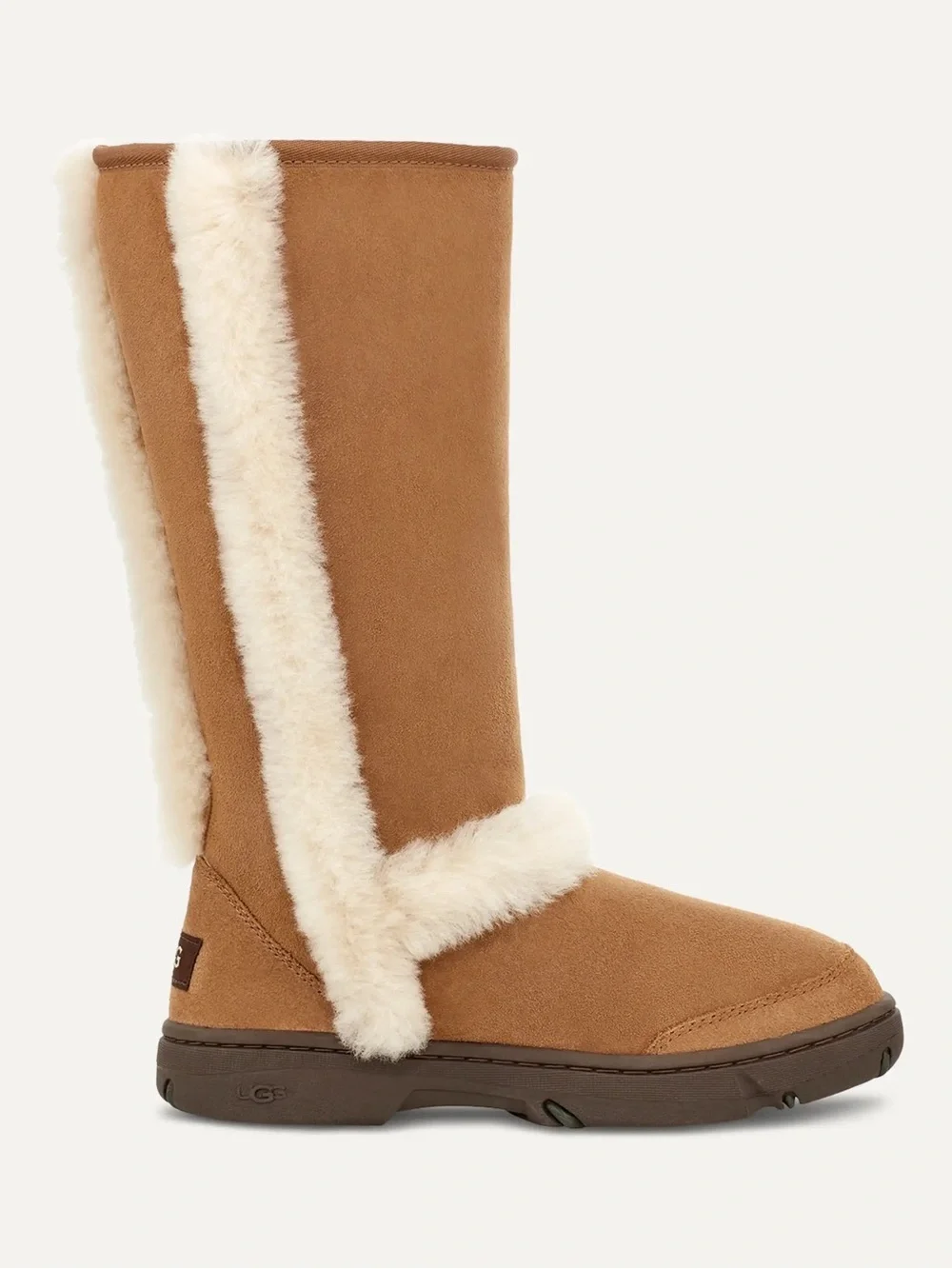 UGG | Sunburst Tall Boots In Chestnut Shearling Lined Size 5 NEW